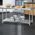 Commercial Stainless Steel Kitchen Bench Table Home Food Prep 1829 x 762mm